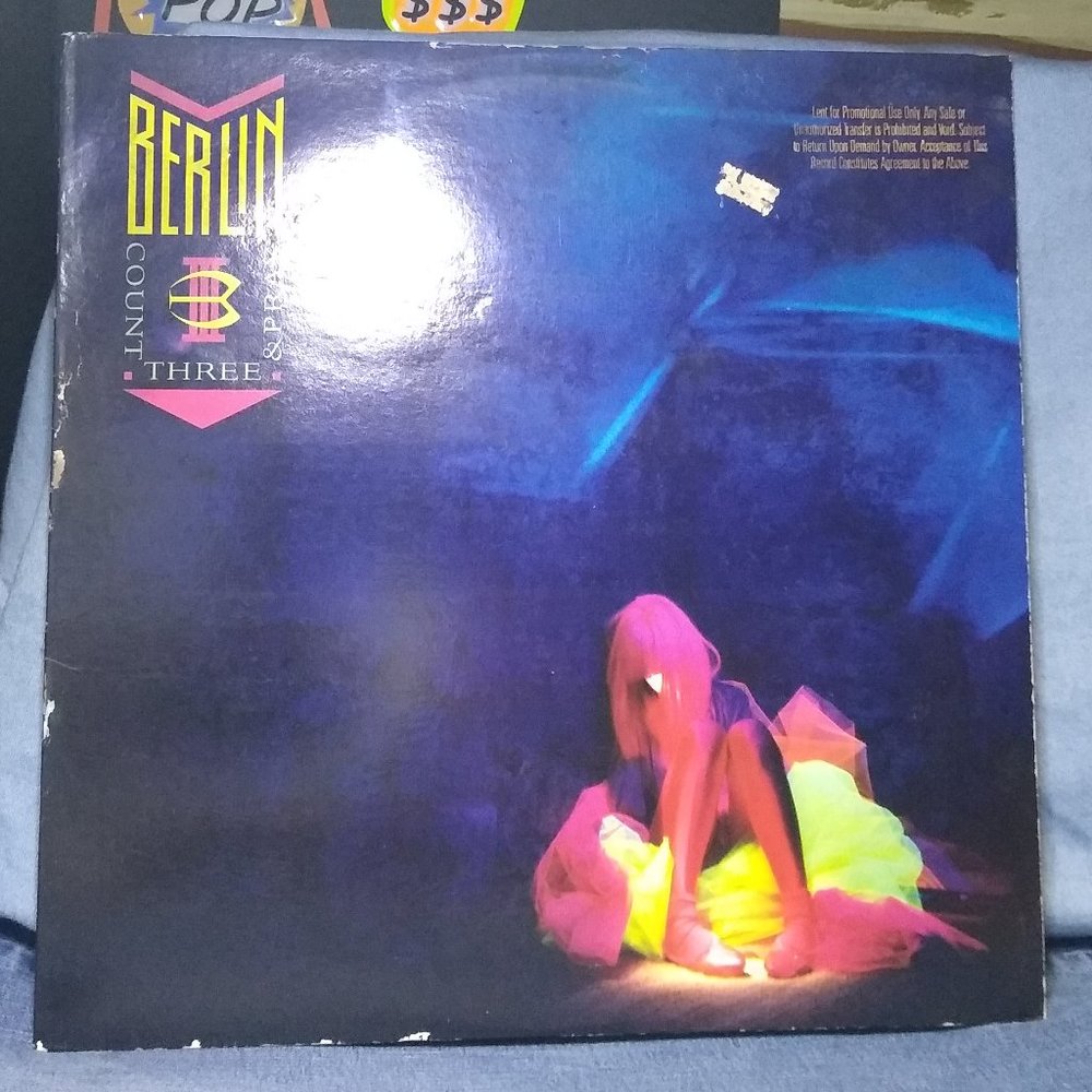 Berlin Count Three and Pray 1986 Vinyl Record Goldstamp Promo